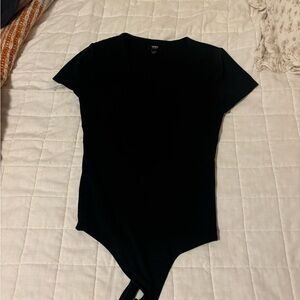 Express Classic Black v neck Bodysuit